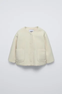Niños ZARA 0 - 6 Meses·Sacos / Buzos|6 - 18 Meses·Abrigos / Buzos<CAZADORA DOBLE FAZ