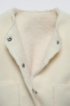 Niños ZARA 0 - 6 Meses·Sacos / Buzos|6 - 18 Meses·Abrigos / Buzos<CAZADORA DOBLE FAZ