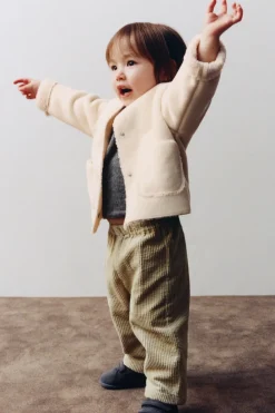 Niños ZARA 0 - 6 Meses·Sacos / Buzos|6 - 18 Meses·Abrigos / Buzos<CAZADORA DOBLE FAZ