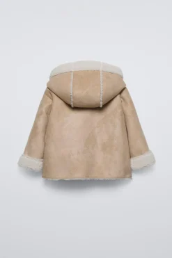Niños ZARA 0 - 6 Meses·Sacos / Buzos|6 - 18 Meses·Abrigos / Buzos<CAZADORA DOBLE FAZ
