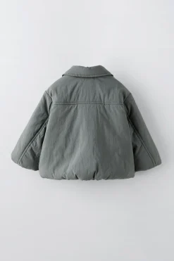 Niños ZARA 0 - 6 Meses·Sacos / Buzos|6 - 18 Meses·Abrigos / Buzos<CAZADORA NYLON