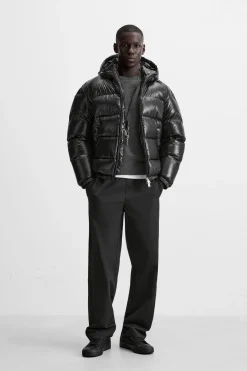 New CAZADORA PLUMÍFERO 100% PLUMA Hombre Plumíferos