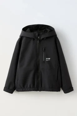 Niños ZARA 6 - 14 Años·Abrigos|6 - 14 Años·Deporte / Chándal<CAZADORA TÉCNICA CAPUCHA WATER REPELLENT