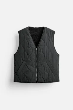 Clearance CHALECO ACOLCHADO COMBINADO Hombre Chalecos