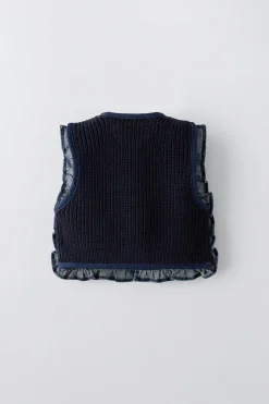 Niños ZARA 1½ - 6 Años·Punto|1½ - 6 Años·Jeans / Denim<CHALECO ACOLCHADO DENIM