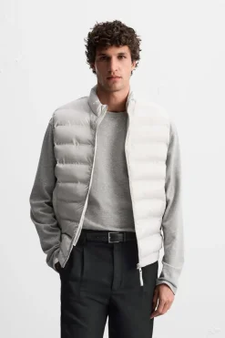 New CHALECO ACOLCHADO LIGERO Hombre Plumíferos|Chalecos