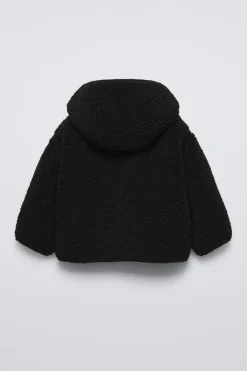 Niños ZARA 1½ - 6 Años·Abrigos|1½ - 6 Años·Abrigos<CHAQUETA BORREGUILLO CAPUCHA