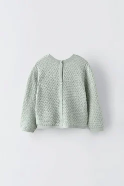 Niños ZARA 0 - 6 Meses·Punto|0 - 6 Meses·Básicos<CHAQUETA JERSEY 2 EN 1 CON LANA