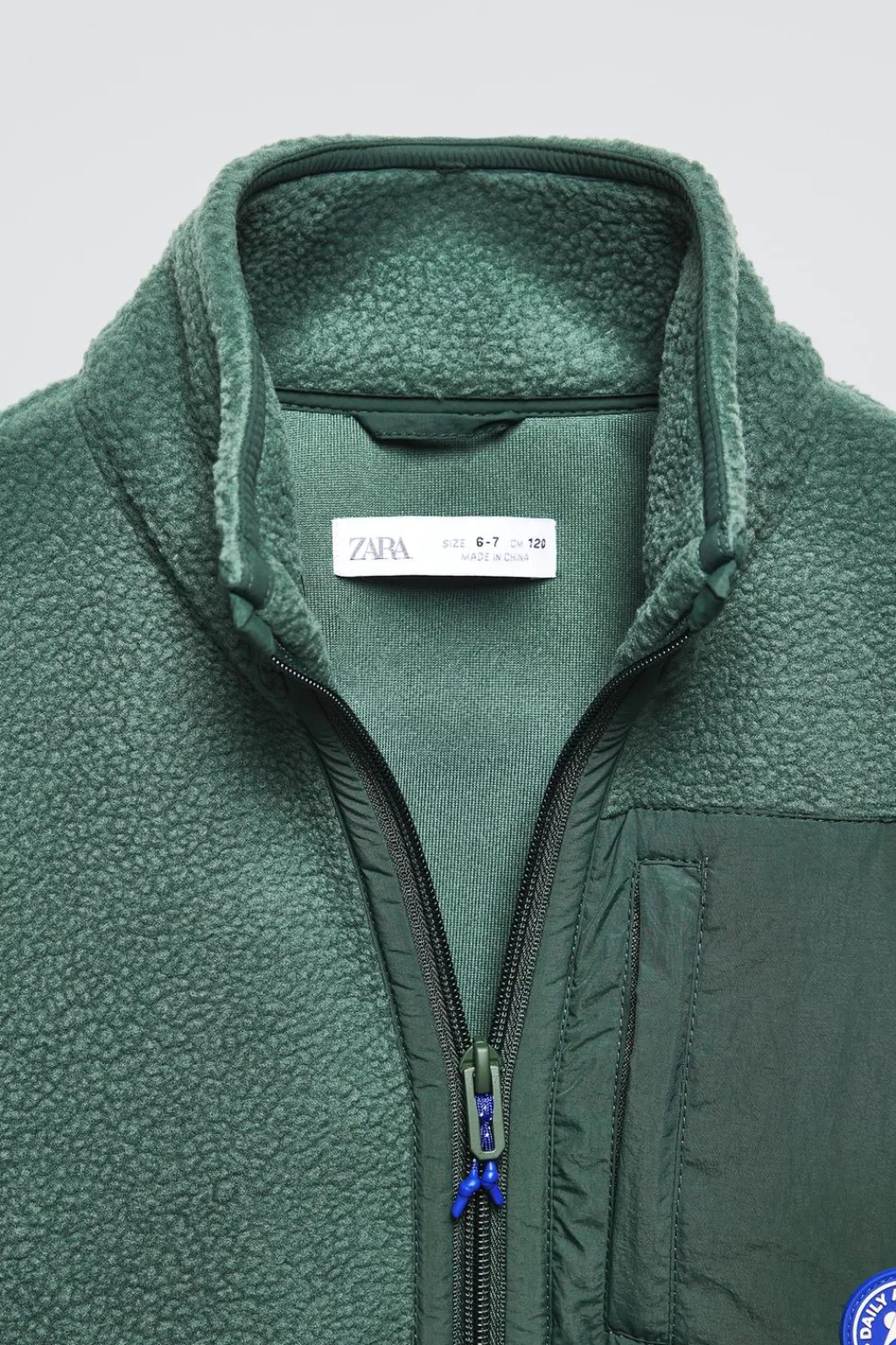 Niños ZARA 6 - 14 Años·Abrigos|6 - 14 Años·Sudaderas<CHAQUETA POLAR CONTRASTE