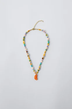 Niños ZARA 1½ - 6 Años·Accesorios|6 - 14 Años·Accesorios<COLLAR ABALORIOS COLGANTE FRUTA