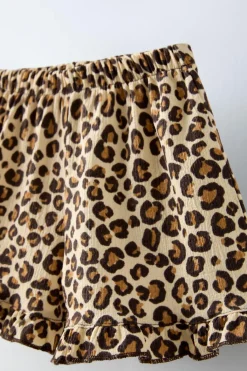 Niños ZARA 6 - 14 Años·Camisetas|6 - 14 Años·Faldas / Bermudas<CONJUNTO BAMBULA ANIMAL PRINT