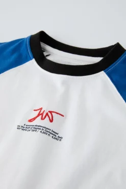 Niños ZARA 6 - 14 Años·Camisetas|6 - 14 Años·Pantalones<CONJUNTO CAMISETA RANGLAN Y BERMUDA