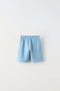 Niños ZARA 6 - 14 Años·Camisetas|6 - 14 Años·Pantalones<CONJUNTO CAMISETA Y BERMUDA GARMENT DYE