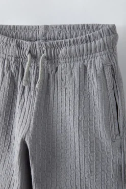 Niños ZARA 6 - 14 Años·Pantalones<CONJUNTO POLO Y BERMUDA TEXTURA