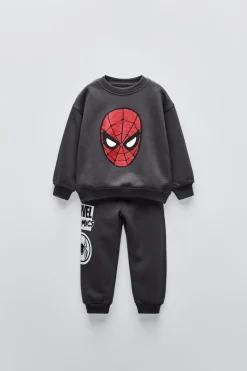 Niños ZARA 1½ - 6 Años·Sudaderas|1½ - 6 Años·Pantalones / Leggings<CONJUNTO SPIDER-MAN © MARVEL SUDADERA Y PANTALÓN