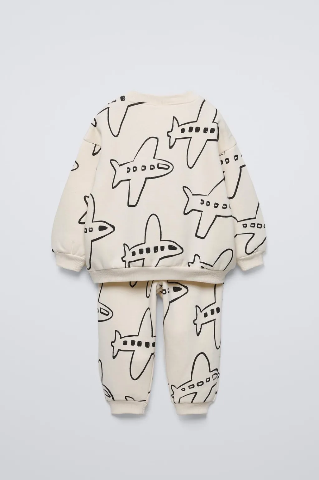 Niños ZARA 1½ - 6 Años·Sudaderas|1½ - 6 Años·Pantalones<CONJUNTO SUDADERA Y JOGGER AVIONES