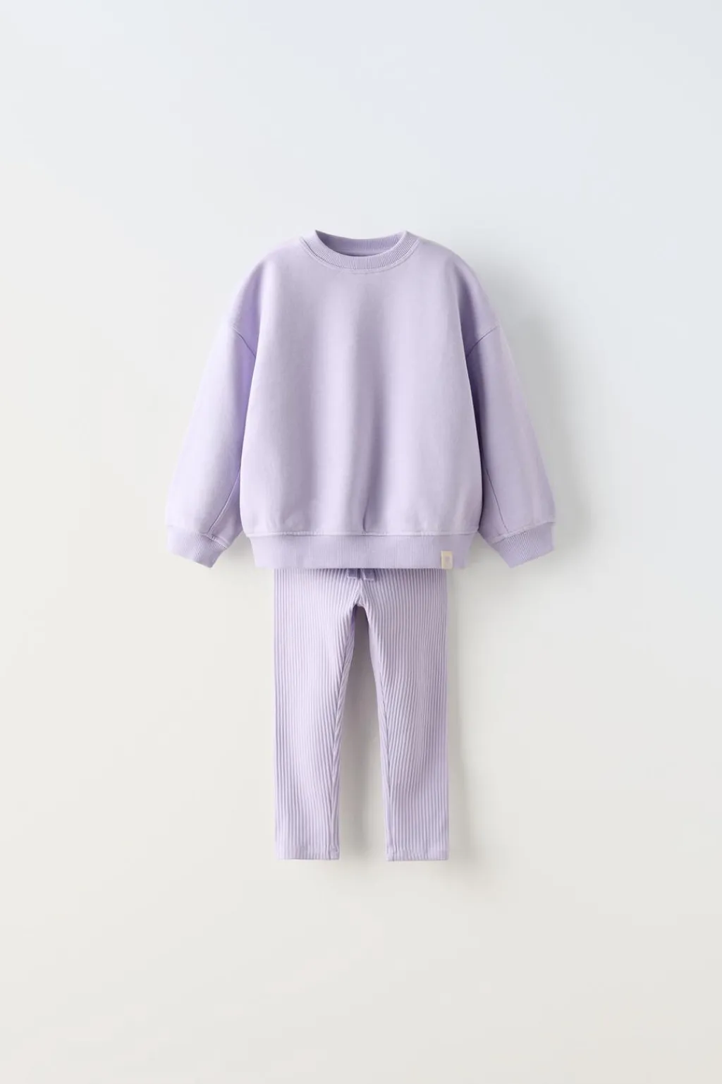 Niños ZARA 1½ - 6 Años·Sudaderas|1½ - 6 Años·Pantalones<CONJUNTO SUDADERA Y LEGGING RIB