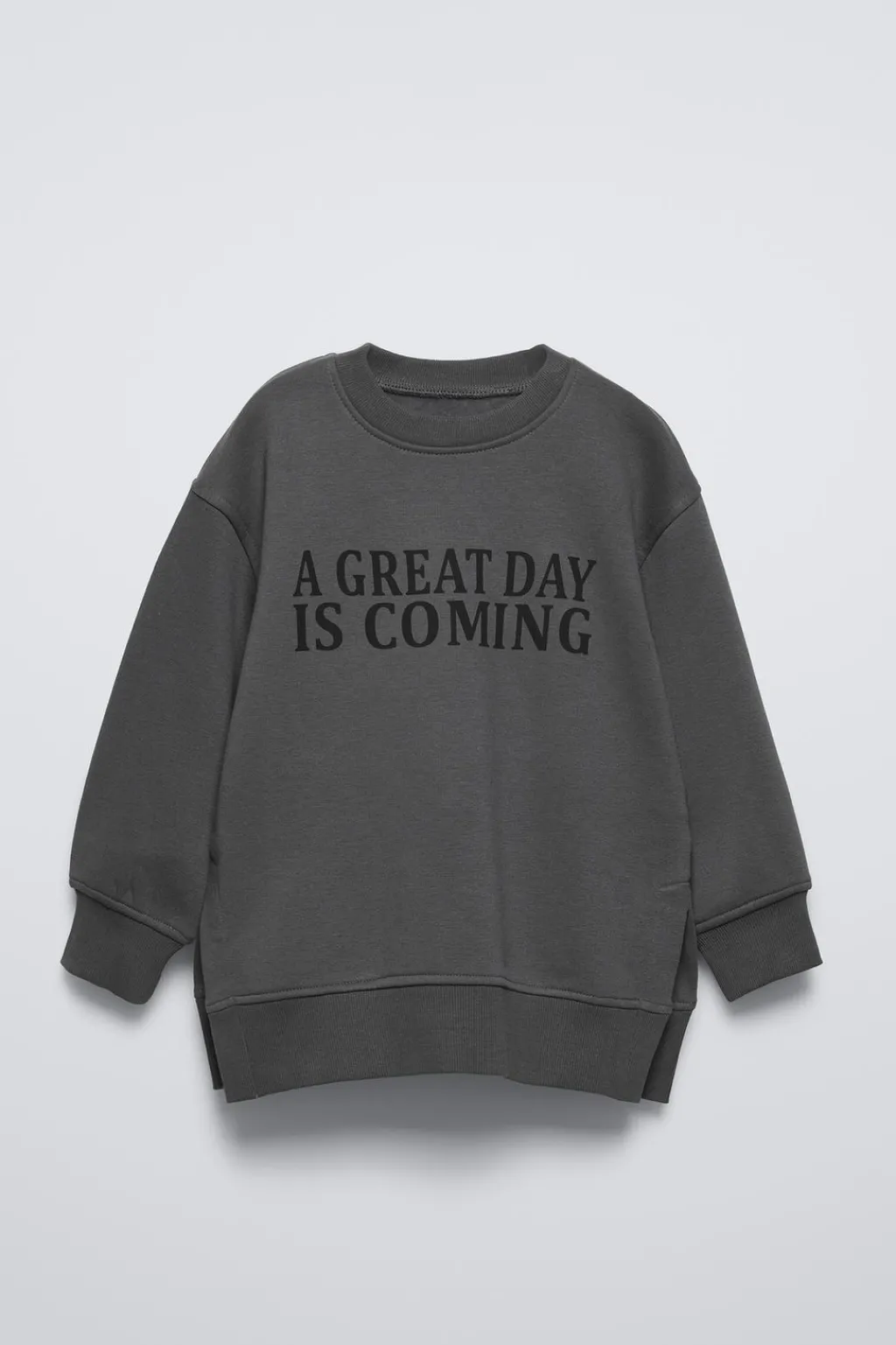 Niños ZARA 6 - 14 Años·Sudaderas|6 - 14 Años·Pantalones<CONJUNTO SUDADERA Y LEGGING RIB TEXTO