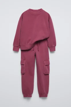 Niños ZARA 6 - 14 Años·Sudaderas|6 - 14 Años·Pantalones<CONJUNTO SUDADERA Y PANTALÓN JOGGER