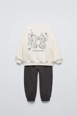 Niños ZARA 1½ - 6 Años·Sudaderas|1½ - 6 Años·Pantalones<CONJUNTO SUDADERA Y PANTALÓN LILO & STITCH © DISNEY