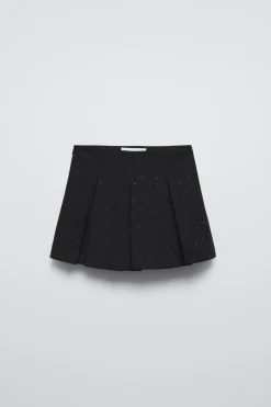 Niños ZARA 6 - 14 Años·Faldas / Bermudas<FALDA BERMUDA BRILLOS