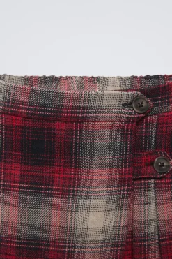 Niños ZARA 1½ - 6 Años·Faldas / Bermudas|1½ - 6 Años·Total Look<FALDA BERMUDA CUADROS