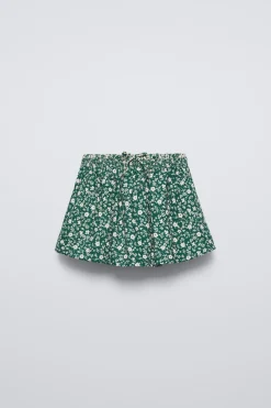 Niños ZARA 1½ - 6 Años·Faldas / Bermudas|6 - 18 Meses·Braguitas / Bermudas<FALDA BERMUDA FLORES