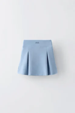 Niños ZARA 6 - 14 Años·Faldas / Bermudas|6 - 14 Años·Deporte / Jogging<FALDA BERMUDA PINZAS