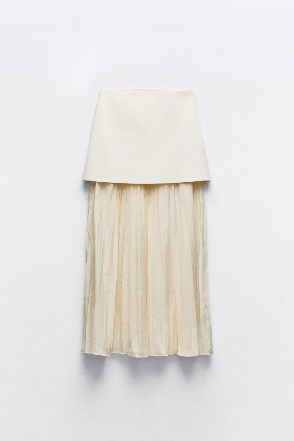 Sale FALDA COMBINADA PLISADA PUNTO Mujer Cárdigan / Jerséis|Punto