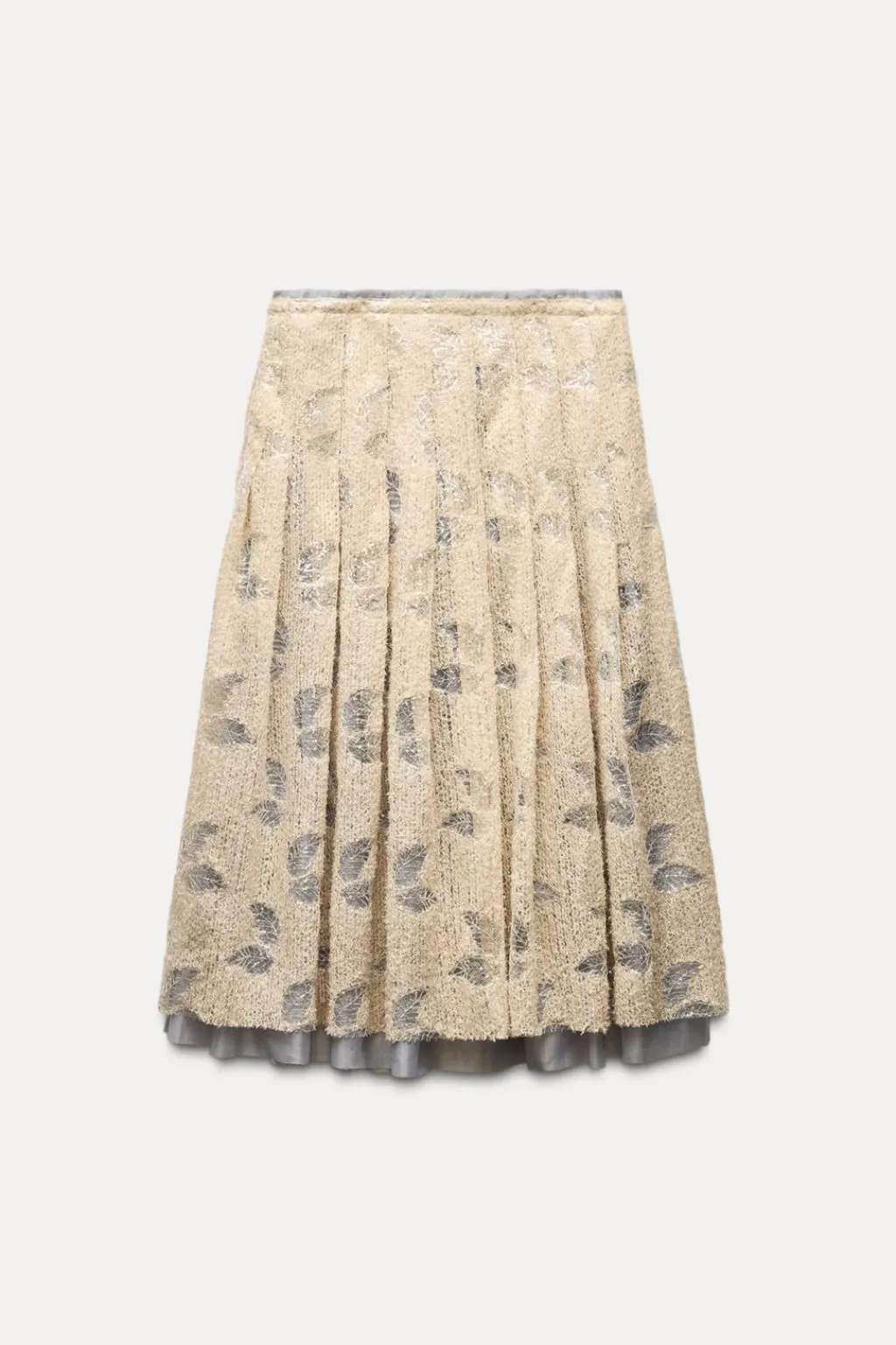 Clearance FALDA COMBINADA PUNTO LENTEJUELAS Mujer Cárdigan / Jerséis|Punto
