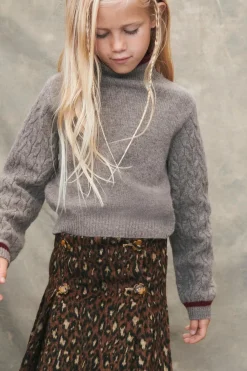 Niños ZARA 6 - 14 Años·Faldas / Bermudas<FALDA CON LANA ANIMAL PRINT LIMITED EDITION