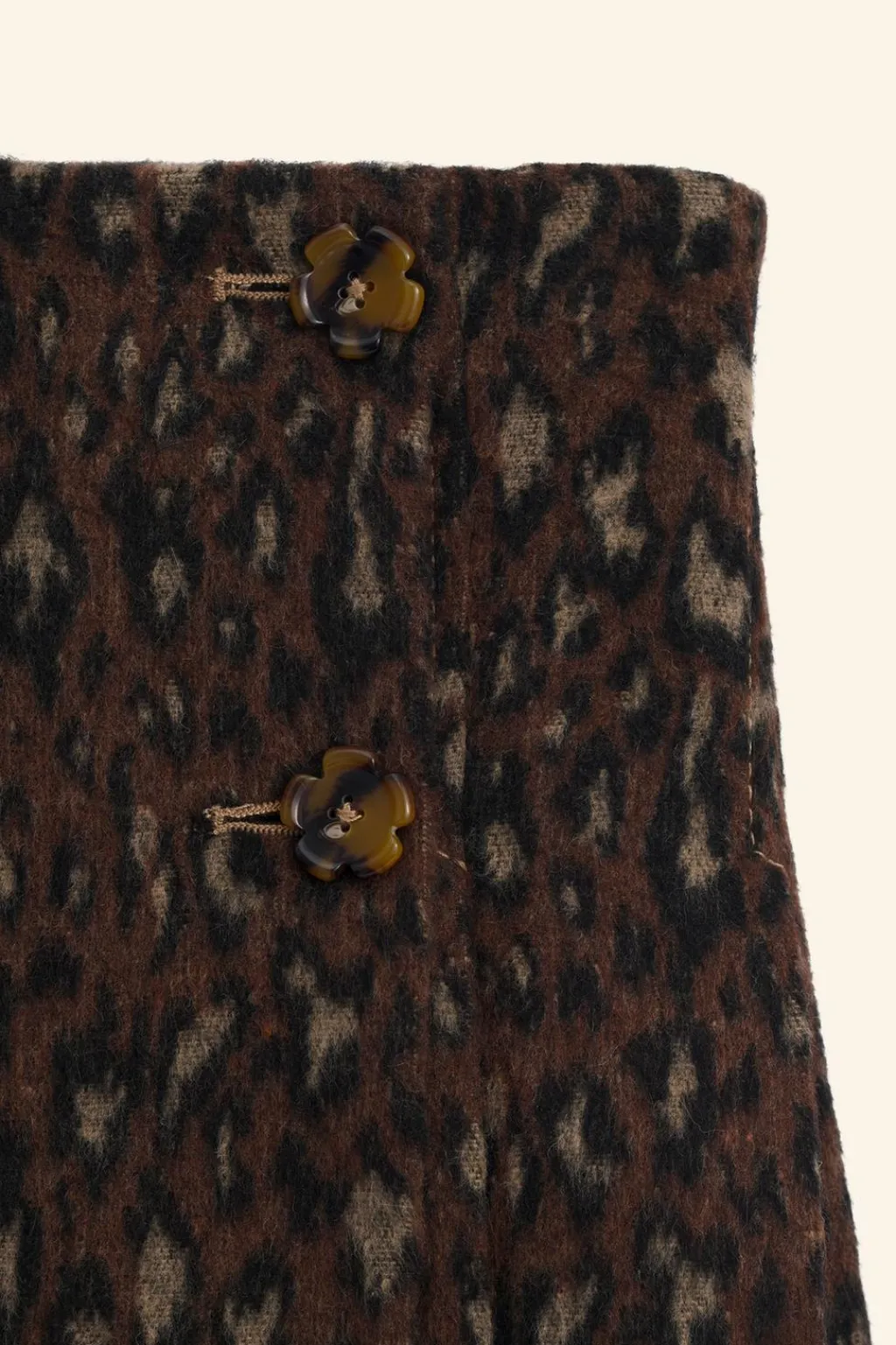 Niños ZARA 6 - 14 Años·Faldas / Bermudas<FALDA CON LANA ANIMAL PRINT LIMITED EDITION