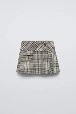 Niños ZARA 6 - 14 Años·Faldas / Bermudas<FALDA CUADROS