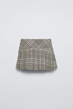 Niños ZARA 6 - 14 Años·Faldas / Bermudas<FALDA CUADROS