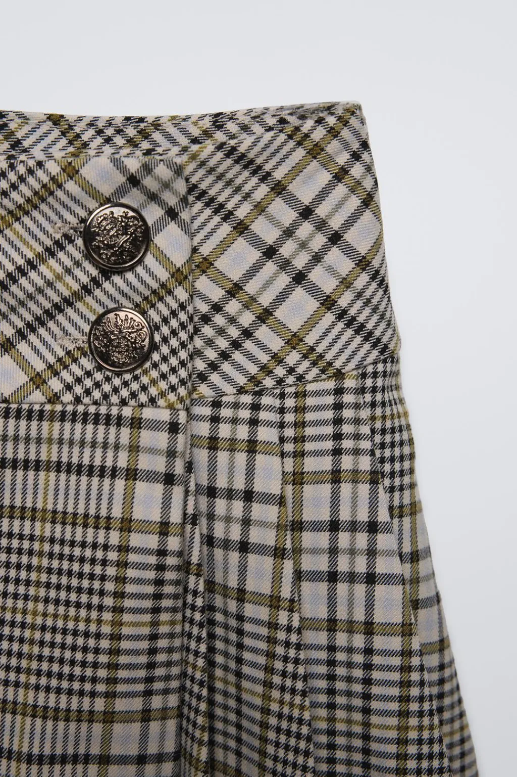 Niños ZARA 6 - 14 Años·Faldas / Bermudas<FALDA CUADROS