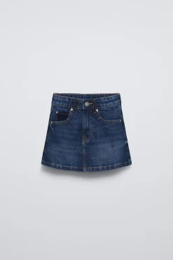 Niños ZARA 6 - 14 Años·Faldas / Bermudas<FALDA DENIM