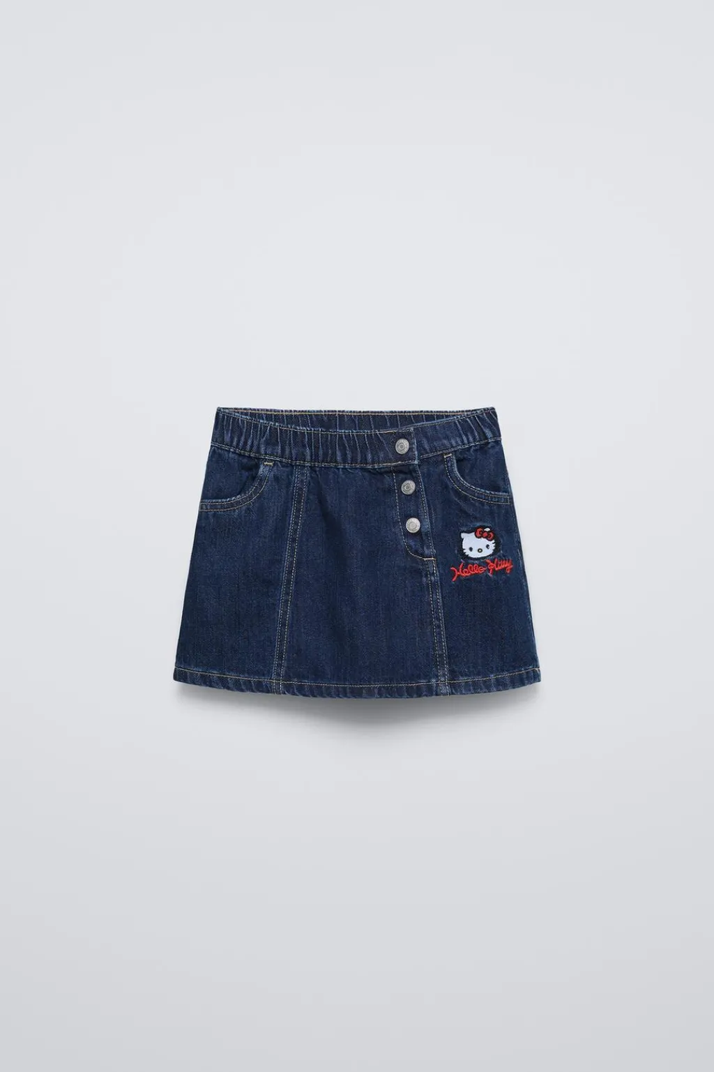 Niños ZARA 1½ - 6 Años·Jeans / Denim|1½ - 6 Años·Faldas / Bermudas<FALDA DENIM HELLO KITTY ©