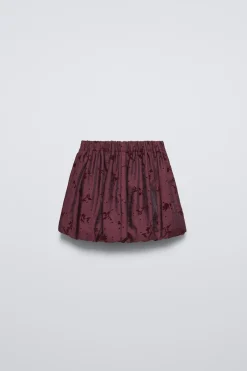 Niños ZARA 1½ - 6 Años·Faldas / Bermudas|6 - 18 Meses·Braguitas / Bermudas<FALDA FLORES FLOCK