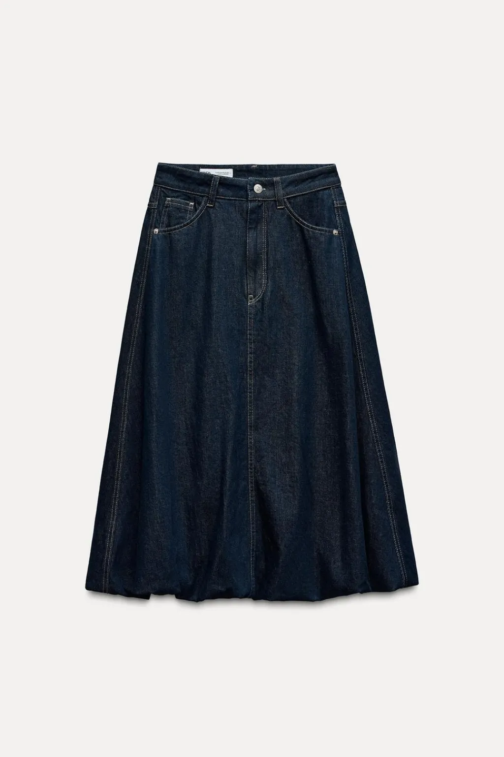 Best FALDA GLOBO DENIM TRF Mujer Faldas / Shorts