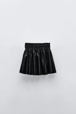 Niños ZARA 1½ - 6 Años·Faldas / Bermudas<FALDA GOMAS EFECTO PIEL
