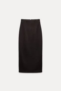 Clearance FALDA MIDI ABERTURA Mujer Faldas / Shorts