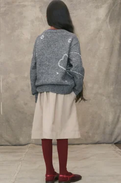Niños ZARA 6 - 14 Años·Faldas / Bermudas<FALDA MIDI BOTONES FLORES LIMITED EDITION