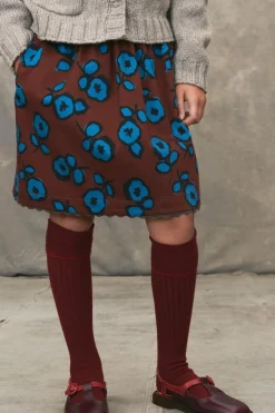 Niños ZARA 6 - 14 Años·Faldas / Bermudas<FALDA MIDI ESTAMPADO FLORES LIMITED EDITION