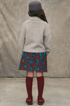 Niños ZARA 6 - 14 Años·Faldas / Bermudas<FALDA MIDI ESTAMPADO FLORES LIMITED EDITION