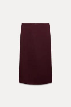 Sale FALDA MIDI GODETS ZW COLLECTION Mujer Faldas / Shorts