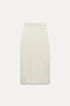 Sale FALDA MIDI PUNTO LISO Mujer Cárdigan / Jerséis|Punto
