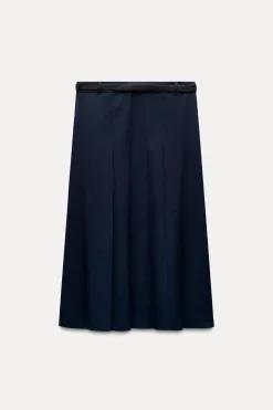 Best FALDA MIDI TABLAS CINTURÓN Mujer Faldas / Shorts