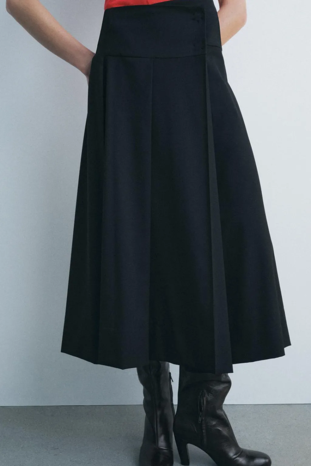 Best FALDA MIDI TABLAS ZW COLLECTION Mujer Faldas / Shorts