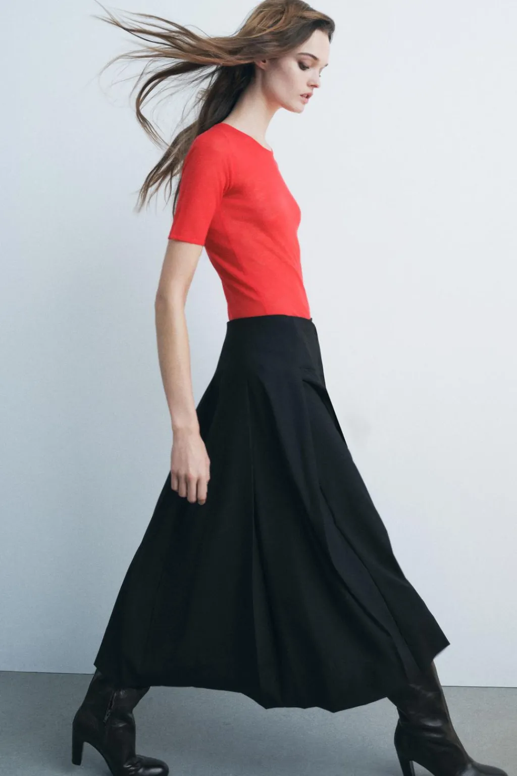Best FALDA MIDI TABLAS ZW COLLECTION Mujer Faldas / Shorts