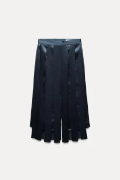 Sale FALDA MIDI TIRAS ZW COLLECTION Mujer Faldas / Shorts